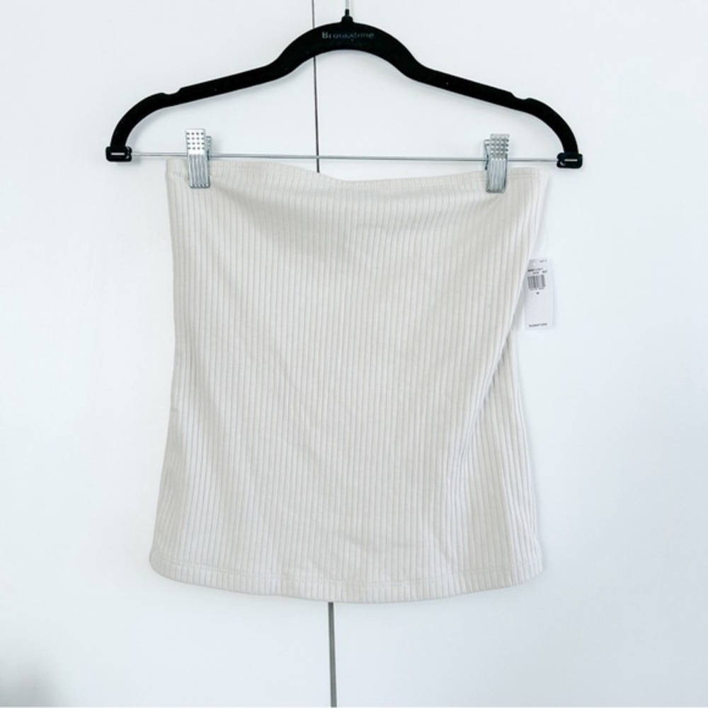 Old Navy Ribbed Tube Top in Cream ✨ Sz M